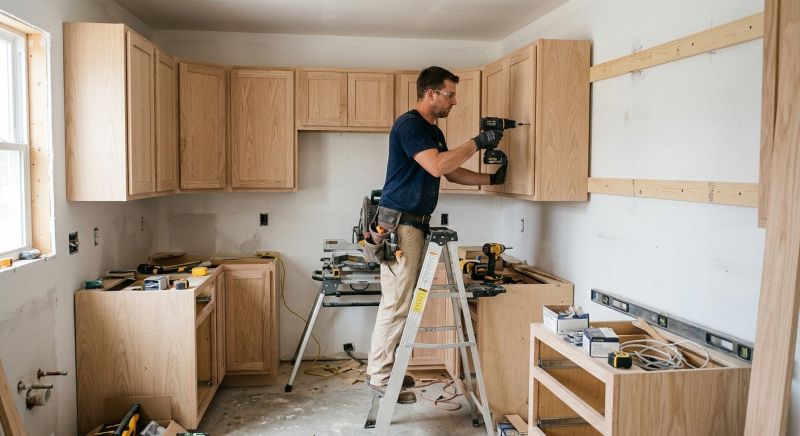 Custom Cabinets Installation