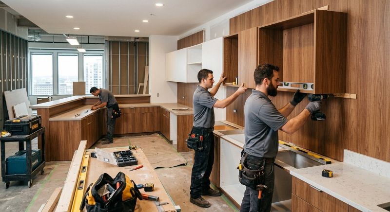 Custom Cabinets Installation