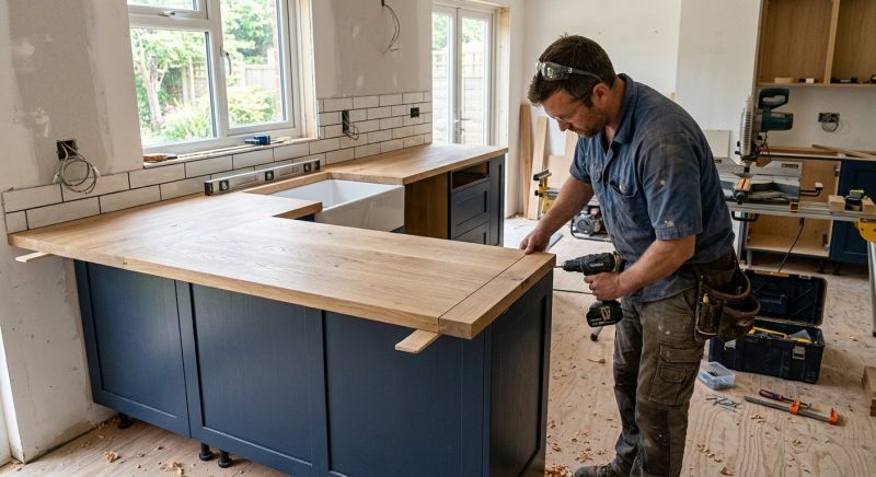 Wood Countertops Installation