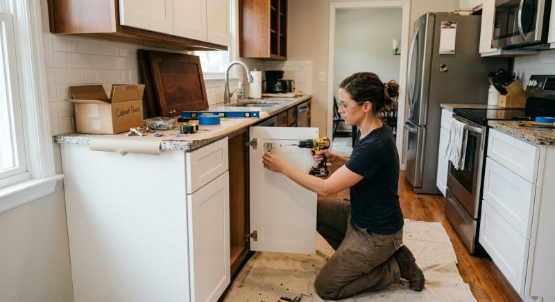 Cabinet Refacing Vs, Replacement